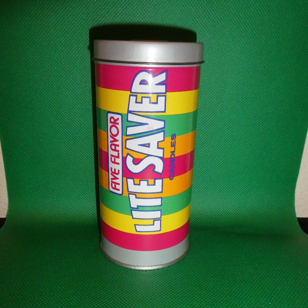 Life Savers Lite Savers Emergency Candles Novelty Tin